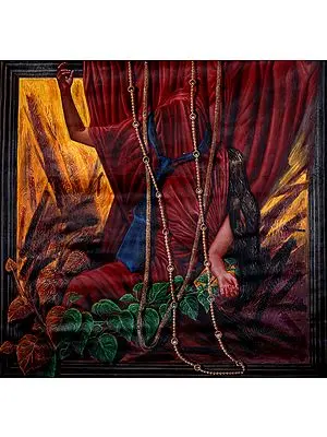 Man and Woman in Modern Idiom (Old Painting)