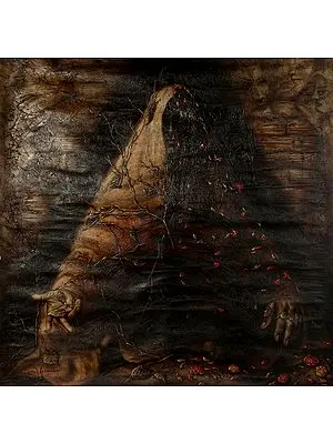 True Lies - Antiquated Painting | Oil on Canvas