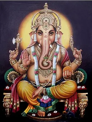 Offerings To The Ekdanta Lord Ganesha