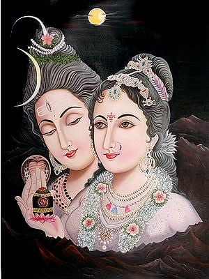 Shiva, Parvati, The Linga and Kailash