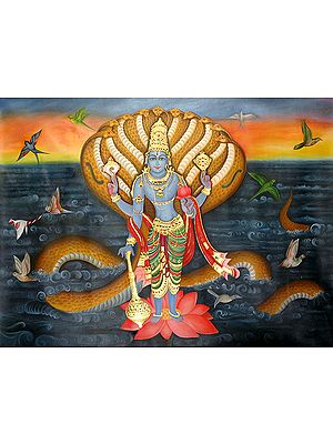 Shri Vishnu on Sheshnag