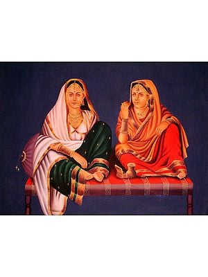 Two Ladies of North Indian Nobility