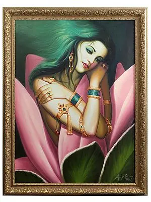 Padmini : The Lotus Beauty | With Frame