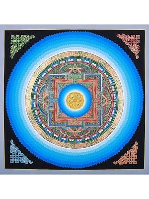 Buddhist Mandala Art | Brocadeless Thangka Painting