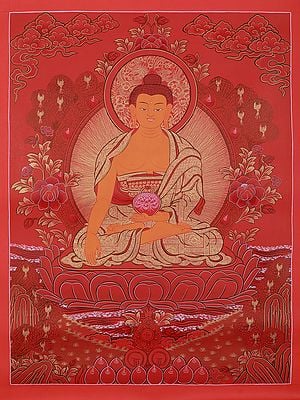 Shakyamuni Lord Buddha | Tibetan Thangka Painting