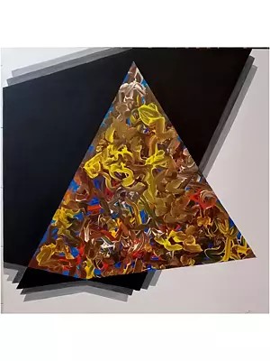 Triangle | Acrylic on Canvas | by Inderjeet