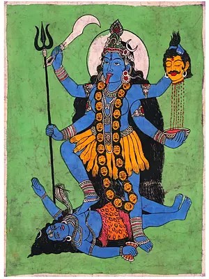 Goddess Kali | Batik Painting