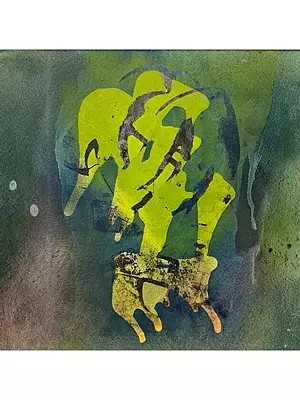 Shakti Unbound | Acrylic on Canvas | Painting by Padmanabh Bendre