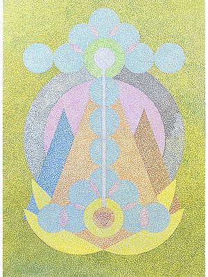 Vibration of Silence | Acrylic on Canvas | Painting by Padmanabh Bendre