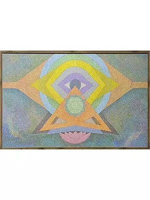 Vision of the Infinite | Without Frame | Acrylic on Canvas | Painting by Padmanabh Bendre