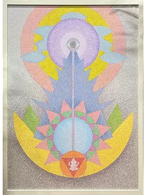 The Third Eye | Without Frame | Acrylic on Canvas | Painting by Padmanabh Bendre