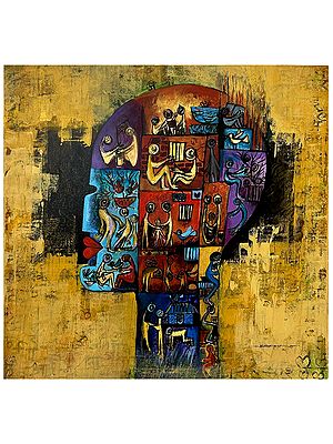 True Faith | Acrylic on Canvas | Painting by Arundhati Pise