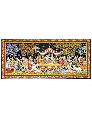 Mathura Vijaya | Pattachitra Painting From Odisha