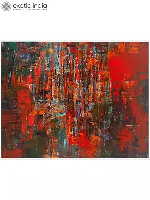 The Inner Hearth | Acrylic on Canvas | Painting by Avinash Pise