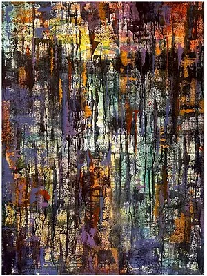 Moss and Gold | Acrylic on Canvas | Painting by Avinash Pise