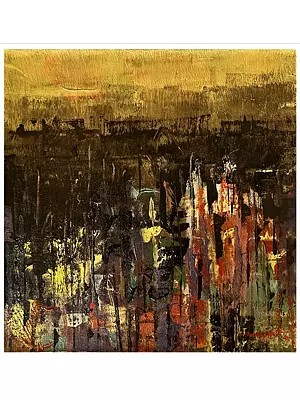 Neon Rhythm | Acrylic on Canvas | Painting by Avinash Pise