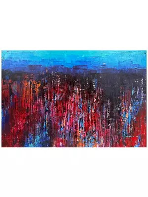 Abstract Acrylic Painting: "Predicted Magic" by Avinash Pise