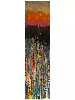 Quartet of the Shifting Sky | Acrylic on Canvas | Painting by Avinash Pise