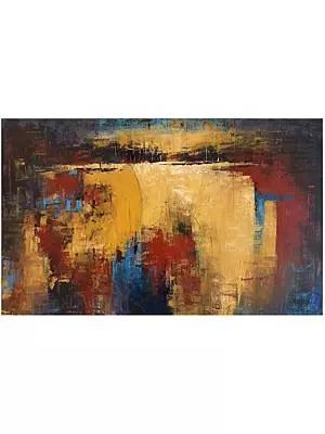 Mystic Tie: Acrylic on Canvas Artwork by Avinash Pise