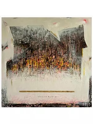 Silent Harmony | Mixed Media on Canvas | Painting by Avinash Pise