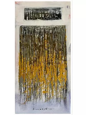 Avinash Pise: Hidden Dimension | Abstract Mixed Media Canvas