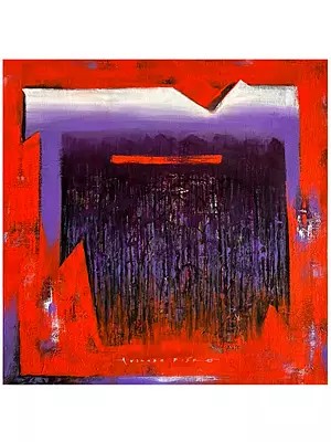 Inner Passage | Acrylic and Charcoal on Canvas | Painting by Avinash Pise