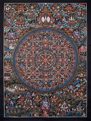The Buddhist Mandala | Tibetan Thangka Painting