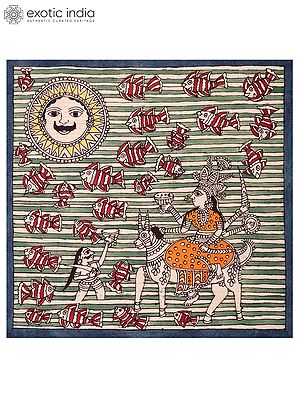 Worship Of Devi Maa - Mata Ni Pachedi | Madarpat Cotton | By Dilip Chitara