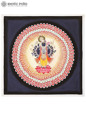 Sixteen Armed Shrinathji | Pichwai Painting