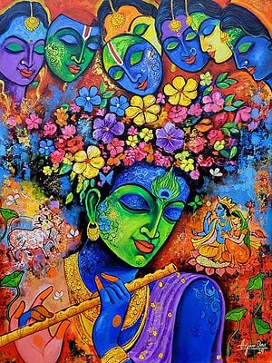 48" Love Saga | Acrylic On Canvas | By Arjun Das