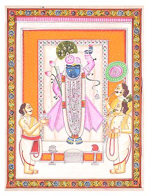 Divine Shrinathji Darshan | Pichwai Painting