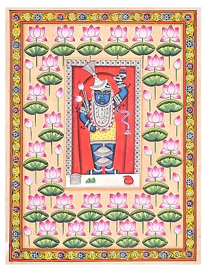 Divine Grace of Shrinathji | Pichwai Painting