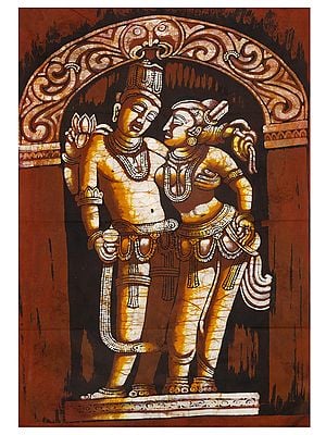 The Divine Couple | Batik Painting