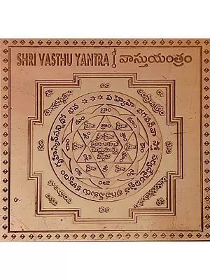 Shri Vasthu Copper Yantra For Dosh Nivaran | Vastudosh Nashak Yantra