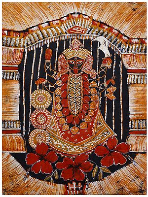 Dakshineshwar Kali | Batik Painting