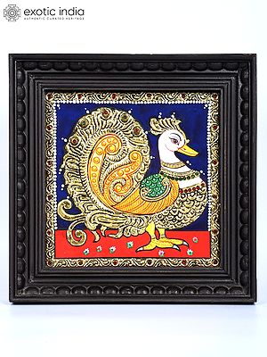 Annam | 24 Karat Gold Work | Framed Tanjore Painting