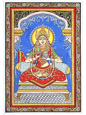 Goddess Annapurna | Pattachitra Painting