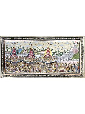 Jagannath Ratha Yatra | Pattachitra Painting | By Rabi Behera