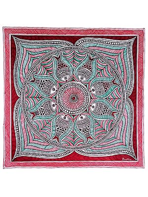 Fish Pattern - Madhubani Painting | Alcohol Markers and Fineliners on Paper | by Ruchi