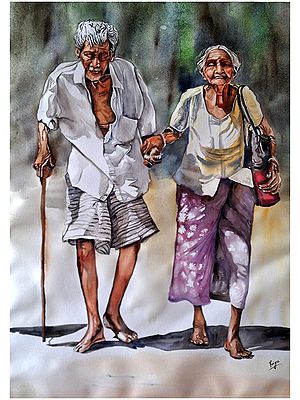 Promise Kept | Water Colour on Paper | by Priya Ghosh