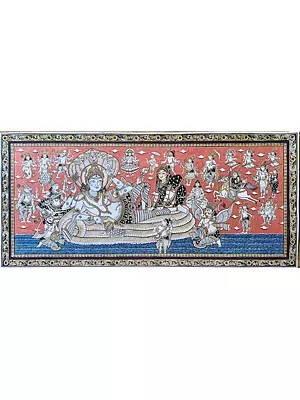 Anant Shayan | Pattachitra Painting | by Akankshya Panda