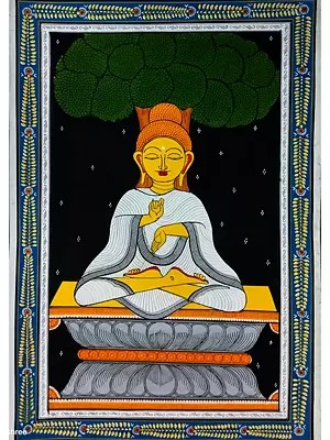 Lord Buddha | Pattachitra Painting | by Akankshya Panda