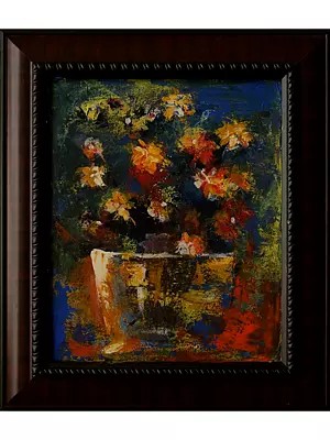 The Beauty of Vibrant | Acrylic Painting on Canvas | Unframed | by Raj Kumar Singh