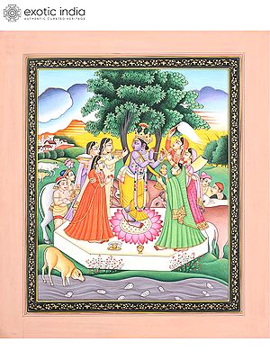 Lord Krishna with Gopis
