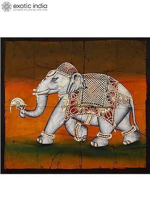 Royal Elephant | Batik Painting