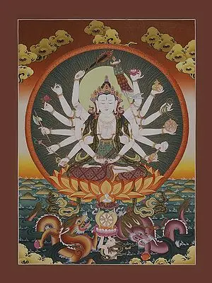 Chandi Thangka (Brocadeless Thangka)