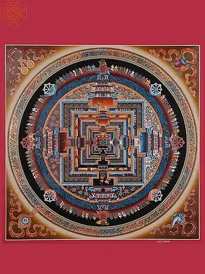 Buddhist kalachakra Mandala