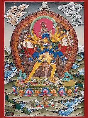 Kalachakra (Brocadeless Thangka)