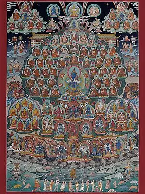 Vajradhara Thangka (Brocadeless Thangka)