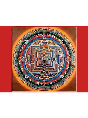 Buddhist kalachakra Mandala